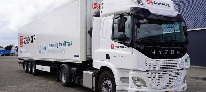 DB Schenker lanza camión de 40 toneladas a base de hidrógeno